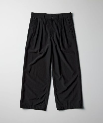 『the A』 / Wool Wide Slacks (ブラック)